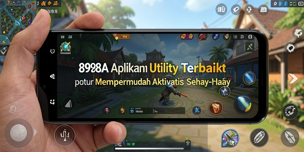 Tampilan antarmuka utama aplikasi Utility 898A yang memudahkan pengguna.