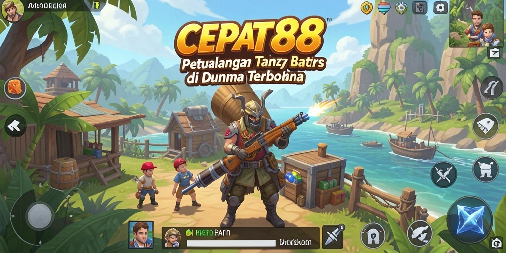 Tangkapan layar CEPAT88 menampilkan petualangan seru di dunia terbuka.