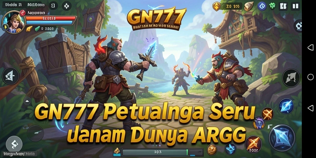 Tampilan gameplay seru dalam dunia ARPG GN777.