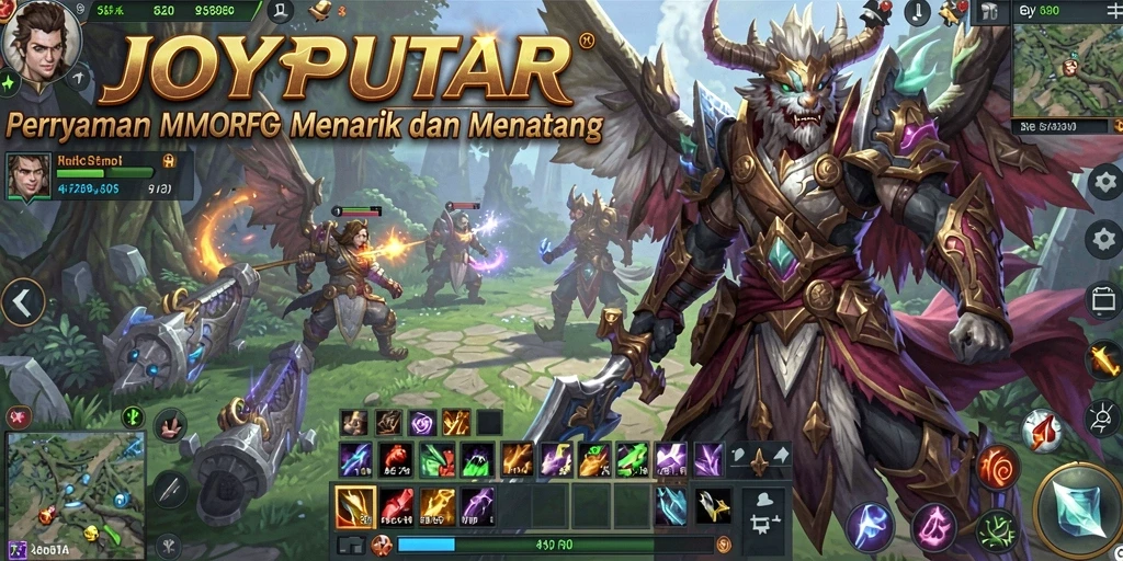Gameplay seru JOYPUTAR dalam dunia MMORPG yang menantang.