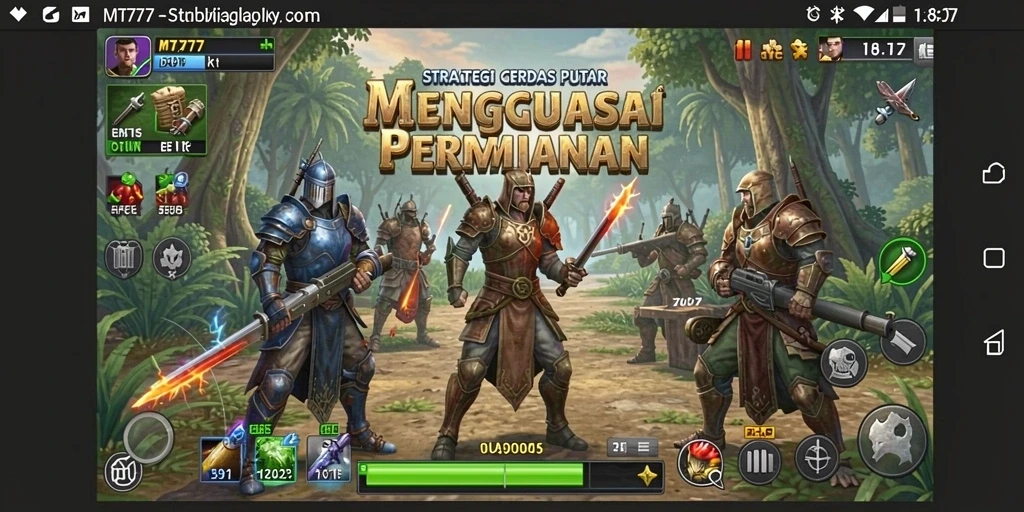 Tampilan menarik dari permainan strategi MT777 dengan misi yang menantang.