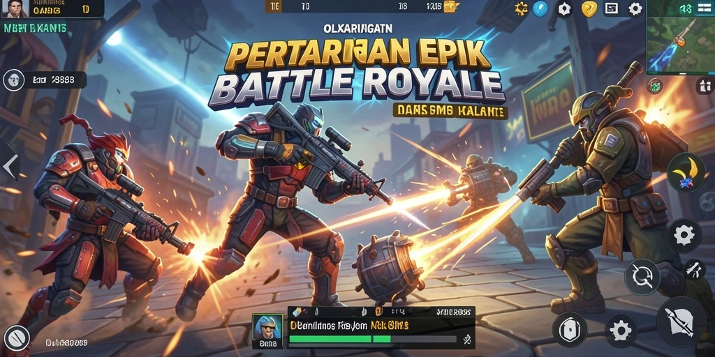 Tampilan gameplay intens dan strategis dalam OLX888.