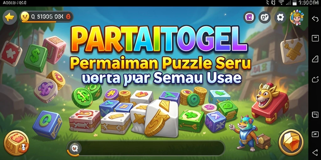Screenshot gameplay PARTAITOGEL menampilkan tantangan puzzle yang menarik.