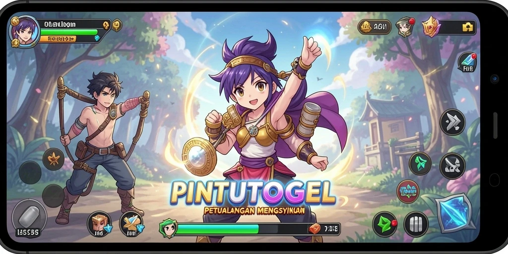 Menampilkan aksi seru dalam dunia anime yang menakjubkan.