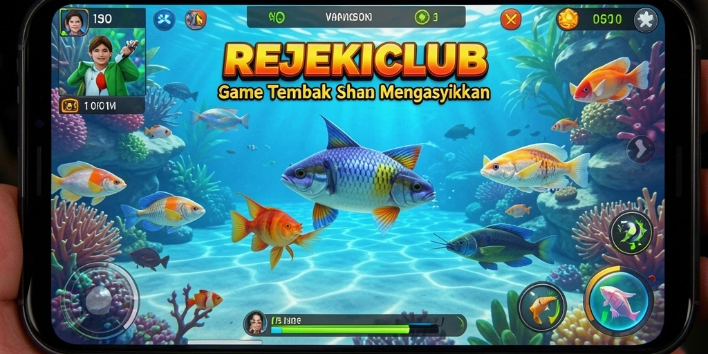 Gameplay seru dengan berbagai jenis ikan di REJEKICLUB.
