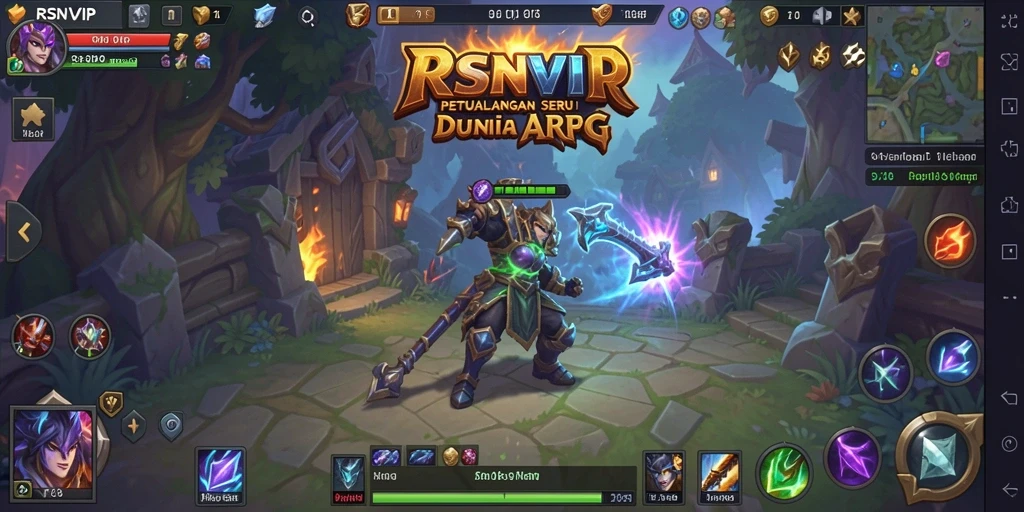 Tampilan gameplay RSNVIP yang menarik dan mendebarkan dalam dunia ARPG.