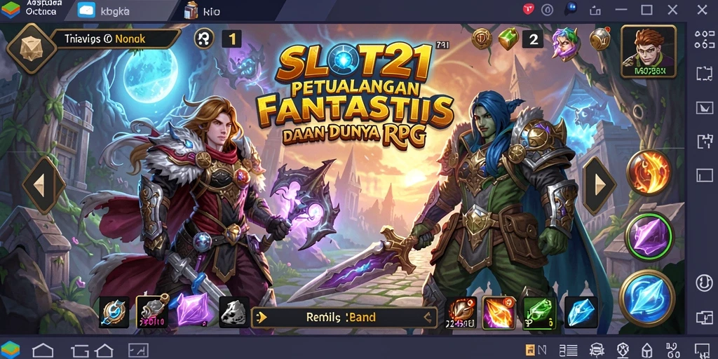Tampilan menarik dari pertempuran dan eksplorasi dalam SLOT21.