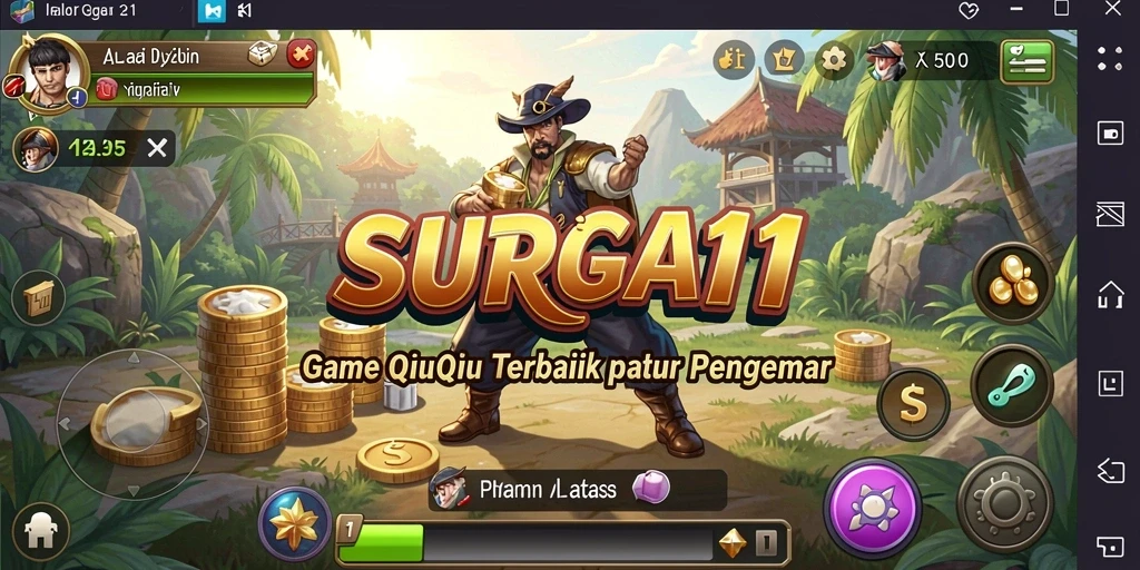 Gameplay seru dan interaktif dari SURGA11 yang menampilkan QiuQiu.