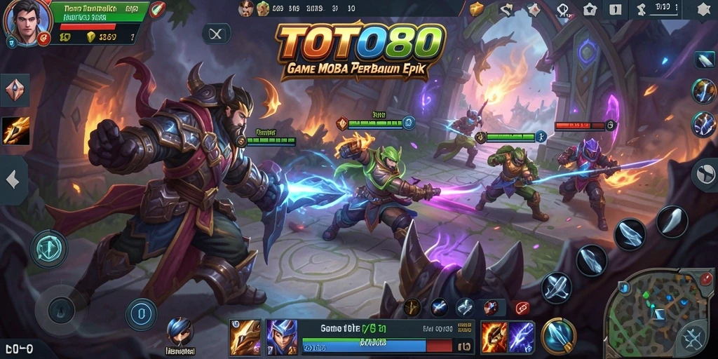 Gameplay TOTO80 yang intens dan mendebarkan dalam pertarungan tim.