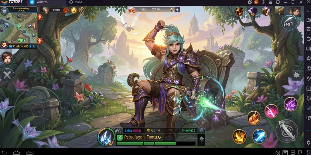 Tangkapan layar permainan TOTO99 menampilkan aksi seru dalam petualangan ARPG.