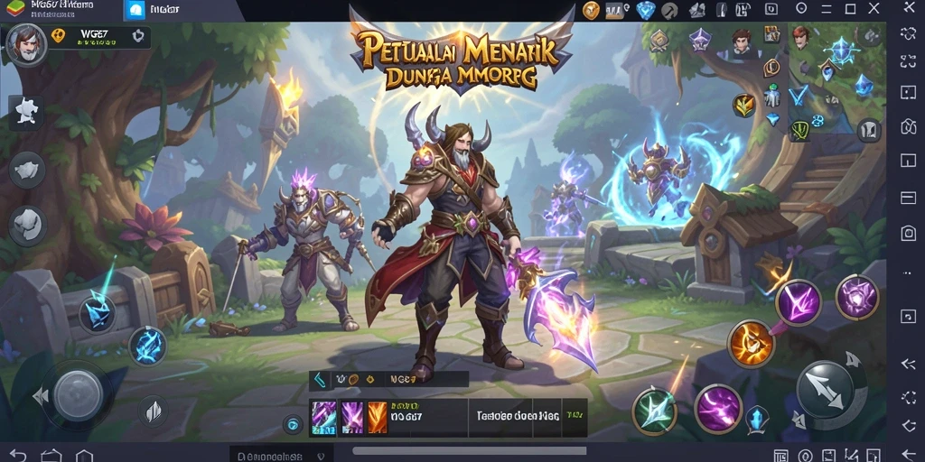 Screenshot gameplay WG87 menunjukkan aksi pertempuran yang mengesankan.