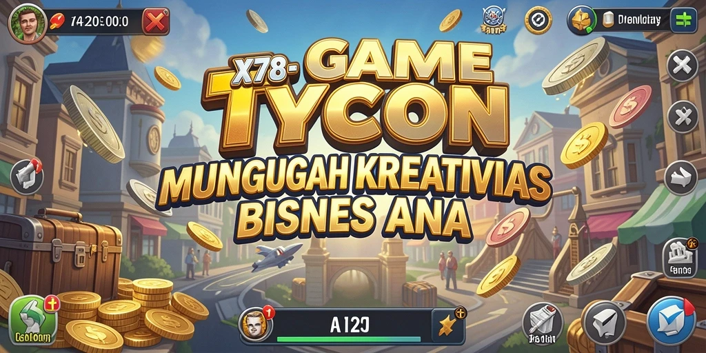Tampilan gameplay X78 yang menarik dan penuh strategi Tycoon.
